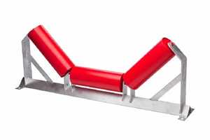 Con lăn băng tải sản xuất vành đai băng tải tự sắp xếp máng mang mang tàu sân bay trở lại làm biếng con lăn - Product Image 4