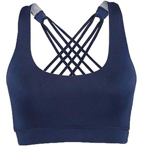 Soutien-gorge respirant de sport et de yoga pour femmes, à fort impact, avec un Design Unique à bretelles dans le dos et un style élégant à bretelles - Product Image 1