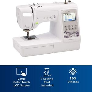 Machine à coudre et à broder SE600, 80 motifs, 103 points intégrés, informatisée - Product Image 4