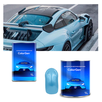 Peinture de voiture blanche perle métallisée couleur blanche perle peinture automatique couleur cristal blanche perle peinture de voiture pour voiture