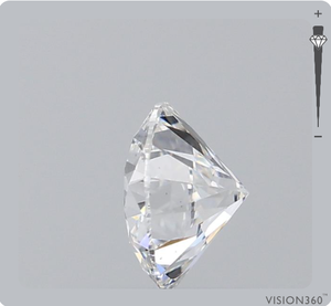 เพชรธรรมชาติทรงกลมเจียระไนแบบบริลเลียนท์ น้ำหนัก 0.51 กะรัต สี D ความสะอาดระดับ VS2 ได้รับการรับรองจาก GIA สำหรับทำเครื่องประดับ - Product Image 2