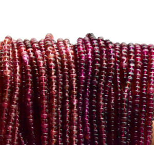 Perles de tourmaline rose foncé naturelles rondes polies lisses 6 - 8 mm Plus de tailles disponibles Perles véritables cristal - Product Image 4