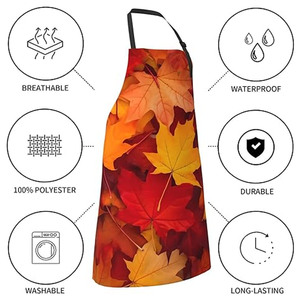 ผ้ากันเปื้อนสำหรับร้านอาหารและสไตลิสของผู้ชายผู้หญิงลายใบไม้ร่วงผ้ากันเปื้อนพิมพ์ลายและซับลิเมชันตามสั่งฤดูใบไม้ร่วง - Product Image 6