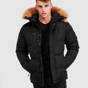 Abrigo de invierno para hombre, Parkas de moda informales para hombre, chaquetas con capucha de Color sólido Simple para hombre, ropa - Product Image 4