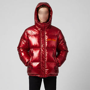 Chaqueta Bomber de Invierno con Capucha, Impermeable y Cortavientos, de Primera Calidad, para Hombre, con Cremallera, Lisa, Teñida, Material de Poliéster/Algodón - Product Image 1