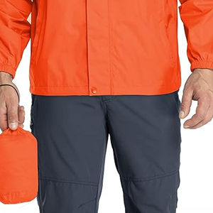 Veste coupe-vent matelassée personnalisée en gros, veste d'hiver pour homme avec fermeture éclair latérale et poches, imperméable, veste coupe-vent - Product Image 6