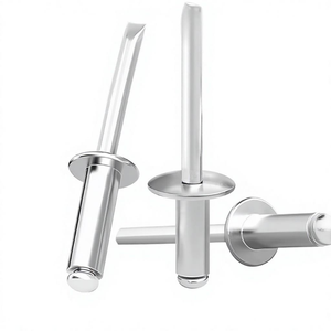 En stock – Rivets aveugles en acier inoxydable 304, entièrement ou semi-acierés, M3-M6, à extrémité ouverte, tête plate et ronde, GB12618, 100 pièces - Product Image 1