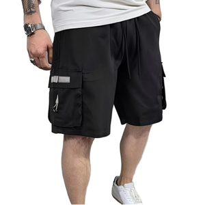 Shorts de sport pour homme à taille haute - Tissu respirant et à séchage rapide en Spandex/Polyester - Taille élastique - Pour la course à pied et les entraînements en salle de sport - Product Image 3