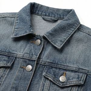 Veste en jean pour femmes, services OEM respirants, qualité supérieure, prix bas, logo personnalisé imprimé, vêtement élégant et tendance, vente en gros - Product Image 4