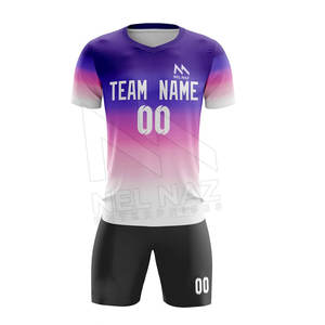 Ensemble d'uniformes de football de haute qualité France sublimée personnalisée, maillots de football Club pour hommes vêtements de sport - Product Image 1