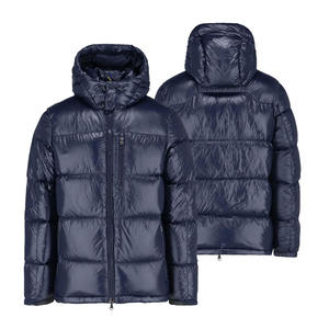 Chaquetas Acolchadas de Poliéster para Hombre Adulto, Color Azul Marino, Ropa Casual, Chaqueta Acolchada Cálida de Invierno para Adulto - Product Image 3