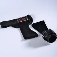 Almohadillas de Agarre para Fitness (Goma Natural PVC) Antideslizantes con Correas Ajustables, Soportes Acolchados, Personalizables, de Alta Calidad, para Seguridad en el Gimnasio