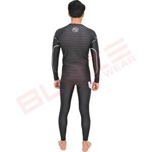 Haute qualité Spandex Rashguard BJJ MMA Rash Guard personnalisé Sublimation Compression chemise combat Gear collants pour Jiu Jitsu-Vente en gros - Product Image 4