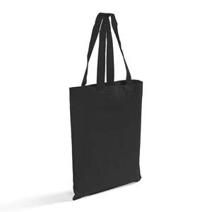 Bolsa de Mano Personalizada de Lona de Algodón Color Negro con Logotipo, la Bolsa de Mano Más Vendida, la Mejor Bolsa de Regalo, Ecológica y Reutilizable - Product Image 6