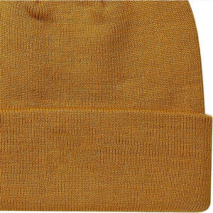 Gorro de invierno de punto de lana 100% Unisex, gorro cálido a prueba de viento de algodón acrílico suave de alta calidad, gorros de moda para hombres y mujeres - Product Image 3