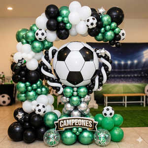 Ballon de fête 4D en forme de ballon de football, modèle 44345, idéal pour les événements sportifs - Product Image 5