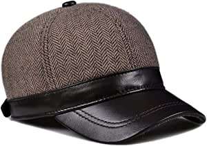 Vente chaude mode porter chapeau en cuir 100% cuir de chèvre personnalisé unisexe Baseball imperméable original chapeaux en cuir - Product Image 2