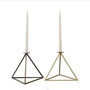 Écologique Éclairage Sur Mesure Bougeoir Noir Or Fini Bougeoir Décor À La Maison Villa Métal Bougeoir - Product Image 4