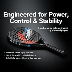 Raqueta de Pádel Profesional de Fibra de Carbono 12K 18K con Núcleo de EVA |   Pala de Pádel de Alto Rendimiento |   Raqueta de Pádel con Logotipo Personalizado OEM - Product Image 4