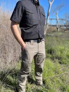 ชุดยูนิฟอร์มผ้าฝ้ายสำหรับคนงานก่อสร้างและเหมืองแร่ ปรับแต่งได้ พร้อมแถบสะท้อนแสงเพื่อความปลอดภัย รับทำโลโก้ OEM เสื้อทำงานกลางแจ้งสำหรับผู้ชาย - Product Image 6