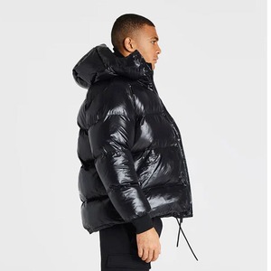 Chaqueta Acolchada Transpirable de Invierno 2025 para Hombre, Chaqueta con Capucha y Cuello Alto de Algodón, Personalizada al por Mayor, Talla Grande, Abrigo Cálido - Product Image 4