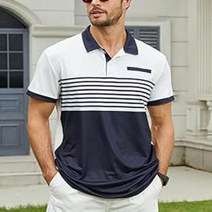 เสื้อโปโลผ้าฝ้ายพิมพ์ลายปักโลโก้ของผู้ชายเสื้อโปโลกอล์ฟว่างเปล่าเสื้อโปโล100% ออกแบบได้ตามต้องการ - Product Image 6