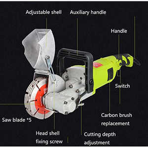Rainureuse murale électrique 4000W 220V, machine à rainurer de qualité industrielle pour carreaux et marbre - Product Image 3