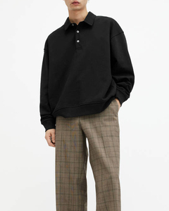 เสื้อโปโลแบบแห้งเร็วของผู้ชายเสื้อ100% คอตตอนเสื้อโปโลแขนยาวระบายอากาศออกแบบโลโก้ได้ตามต้องการ - Product Image 2