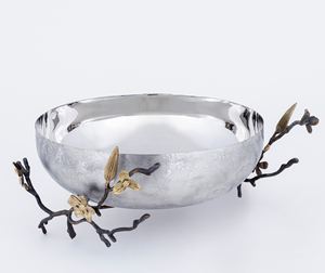 Modern Floral Brass Glazed Salad & Fruit Bowls Nut Bowls <b>Trays</b> Decorative Items Factory Direct New Design Metal Bowls - Product Image 6