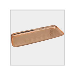 Bandeja de Servir Art Deco de Cobre Martillado Maximus International |   Bandeja de exhibición rectangular, organizador de mesa multifuncional para - Product Image 6