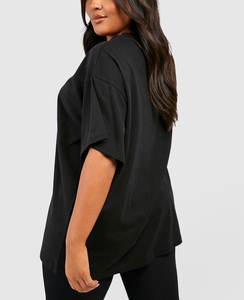 T-shirts courts slim fit pour femmes de haute qualité avec logo personnalisé imprimé, sensation rafraîchissante, fermeture éclair, 100 % coton, style urbain estival - Product Image 2