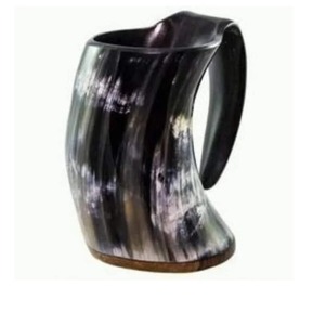 Authentique tasse de boisson en corne de Viking pour camping, mariage, maison, hôtel, bricolage, sublimation, cadeau parfait pour les amis, verres à bière - Product Image 2