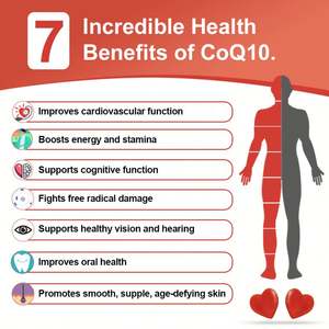 Caramelle Gommose Vegane al Gusto di Ciliegia di Alta Qualità con CoQ10 200Mg, Multivitaminico Organico per la Salute del Cuore e dell'Immunità per Adulti - Product Image 5