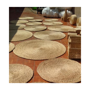Round Hand Woven Water Hyacinth Rattan <b>Placemat</b> From VietNam With High Quality and Competitive Price - Product Image 1