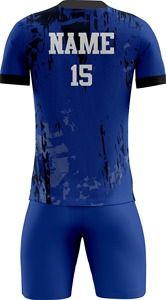 Uniforme de fútbol con diseño personalizado unisex, sublimación unisex con camiseta de fútbol, conjunto de fútbol para clubes juveniles/adultos, camiseta personalizada - Product Image 3
