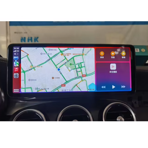 Écran tactile Android 12,3 pouces pour autoradio stéréo GPS Lecteur multimédia CarPlay 5G/WiFi pour <span class=keywords><strong>Mercedes</strong></span> Benz <span class=keywords><strong>Classe</strong></span> C GLC <span class=keywords><strong>Classe</strong></span> E GLE <span class=keywords><strong>Classe</strong></span> <span class=keywords><strong>B</strong></span> - Product Image 1
