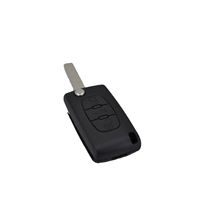 Funda de llave remota con tapa de 3 botones para Peugeot, Citroen
