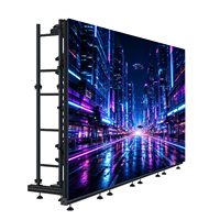 Écran LED de location XGCLED P3.91 500x1000mm, mur vidéo extérieur, armoire IP65 étanche pour utilisation sur scène et spectacles itinérants
