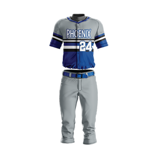 Custom Stripe Baseball Uniform Wholesale Plain Sublimation Logo Design Team Club Softball Jerseys Set Unisex - Product Image 4