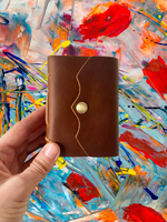 Acheter Journal intime en cuir véritable Mini carnet en cuir Petit bloc-notes en cuir Cahier quotidien personnalisé pour femmes hommes