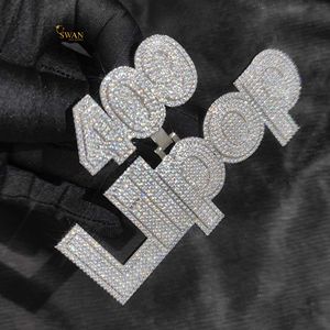 Lujo 10K oro laboratorio cultivado diamante 400 Lil Pop colgante Iced Out Hip Hop collar joyería de moda regalo para él o ella - Product Image 3