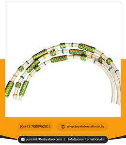 Tachuela de caballo de cuero crudo Natural trenzado a mano multicolor SRM178 Riendas romales de equitación occidental no perennes hechas de cuero duradero - Product Image 2