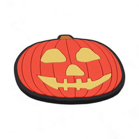 Maßgefertigte Halloween-Gummi-Kühlschrankmagnete Kürbiskopf PVC-Gummi-Kühlschrankmagnete Silikon-Gummi-Kühlschrankmagnete als Souvenir