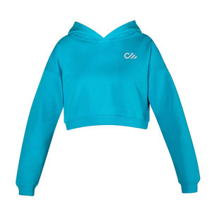 Último Precio en Tops Femeninos, Sudaderas con Capucha de Felpa para Mujer, Talla Grande, Sudaderas Cortas con Capucha para Mujer - Product Image 3