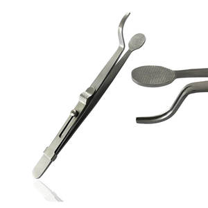 Pince à épiler en acier inoxydable imprimée de logo personnalisé fabriquée au Pakistan pour bijoux meilleure prise en main pince à épiler pour bijoux de qualité supérieure - Product Image 5