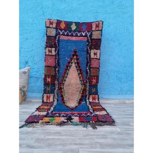 พรมบูเชอรูอิตเบอร์เบอร์โบโฮชิคสีสันสดใสสไตล์วินเทจ งานฝีมือแท้จากโมร็อกโก ของตกแต่งบ้านแบบแอตลาส - Product Image 1