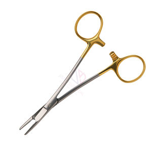Pinzas Portaagujas Olsen Hegar TC de 14 cm, Acero Inoxidable Alemán Semi-Enchapado en Oro, Herramienta de Cirugía de Precisión Manual de Alta Calidad - Product Image 2