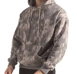 Pull à Capuche en Polaire pour Homme, Séchage Rapide, Respirant, Coupe Régulière, Polyester/Coton, Ourlet Brut sur le Devant, Longueur Régulière, Décontracté - Product Image 2