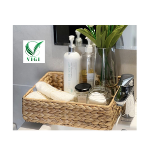 Bandejas rectangulares de cesta de jacinto de agua duraderas y sostenibles, perfectas para la organización - Product Image 1