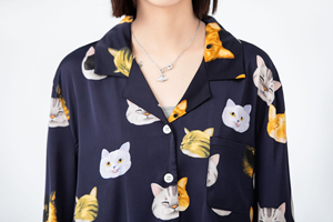 Vente flash : Pyjama femme uni en coton, ensemble deux pièces, confortable, décontracté, respirant, été - Product Image 3